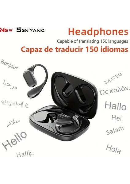 Aı Smart Translate Kulaklık – Kablosuz Gürültü Önleyici Bluetooth Headset | Spor, Seyahat ve Günlük Kullanım Için