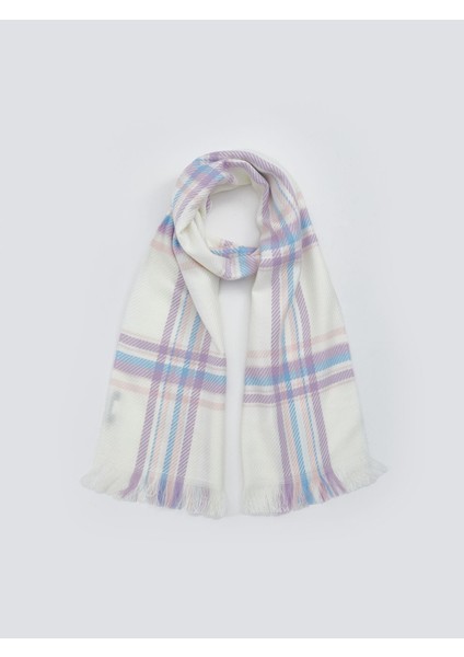 Yeni Sezon Ekose Desenli Kız Çocuk Atkı