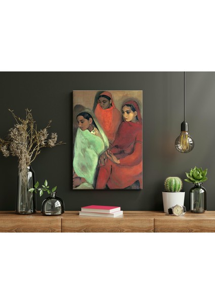 Amrita Sher-Gil Group Of Three Girls modelleri