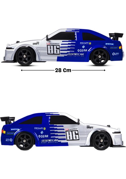 Oyuncak 28 cm Uzaktan Kumandalı 4x4 Buhar Atan Drift Arabası 20 Km/h Hız Drift Tekerler 7.4 V Şarjlı Drift Için Üretilmiş Özel Araba