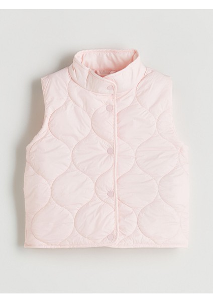 Yeni Sezon Kapitone Desenli Kız Çocuk Yelek