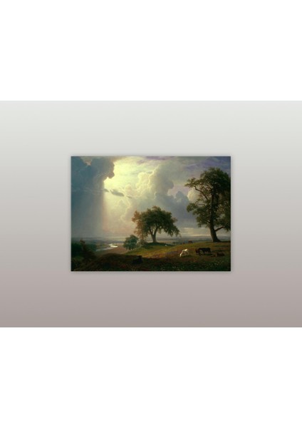 Albert Bierstadt -California Spring - Ahşap Mdf Tablo modelleri
