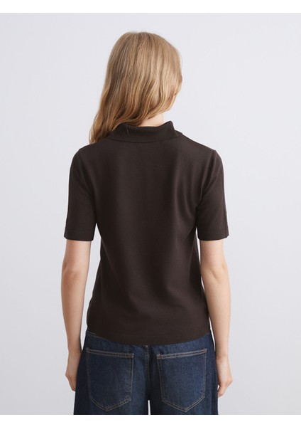 Yeni Sezon Polo Yaka Kadın Triko Kazak fırsatları