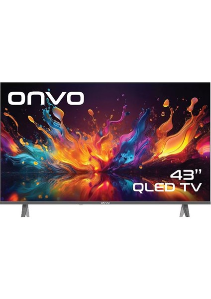 43OVF5000AQ 43" 109 Ekran Uydu Alıcılı Full HD Google Smart QLED TV