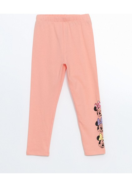 Yeni Sezon Minnie Mouse Baskılı Kız Çocuk Tayt 3'lü indirimleri