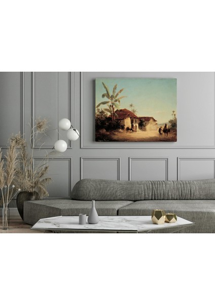 Camille Pissarro - Paisaje Tropica - Ahşap Mdf Tablo
