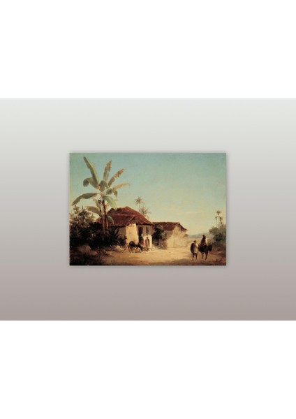 Camille Pissarro - Paisaje Tropica - Ahşap Mdf Tablo fiyatları