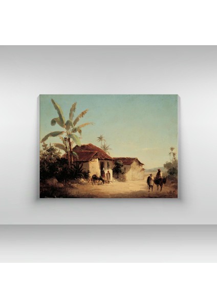 Camille Pissarro - Paisaje Tropica - Ahşap Mdf Tablo modelleri