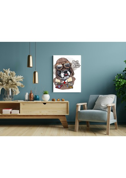 Pilot Köpek -Ahşap Mdf Tablo modelleri