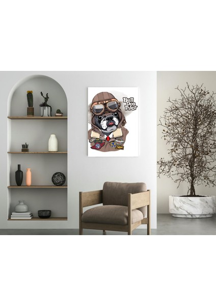 Pilot Köpek -Ahşap Mdf Tablo fırsatları