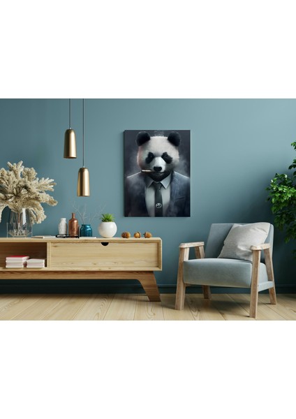 Panda Iş Hayvanı 2 - Ahşap Mdf Tablo modelleri