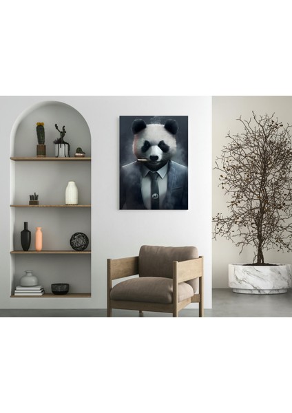 Panda Iş Hayvanı 2 - Ahşap Mdf Tablo fırsatları