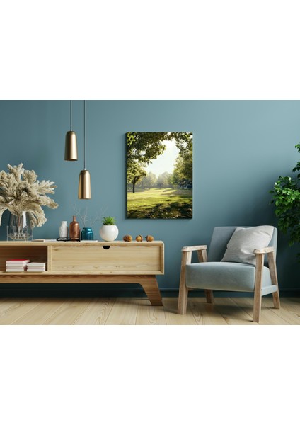 Park Manzarası - Ahşap Mdf Tablo modelleri