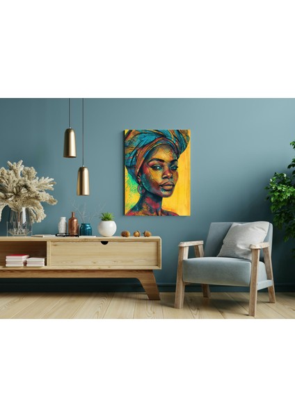 Bakongo Altın Motif - Ahşap Mdf Tablo fiyatları