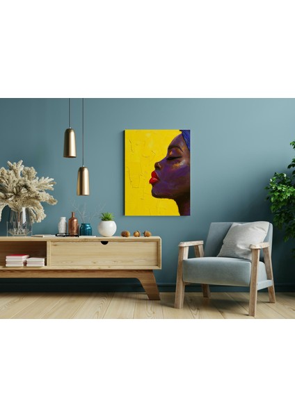 Dogon Geometrik Kumaş - Ahşap Mdf Tablo modelleri