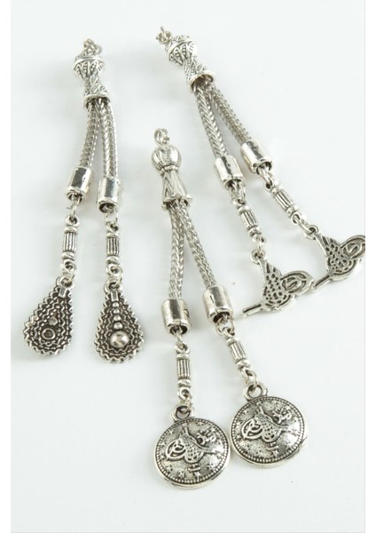 Depomix Karışık Tesbih Püskülü 1 Adet-Gümüş Rengi fırsatları