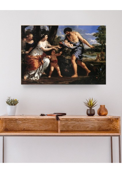 Pietro Da Cortona - Romulus And Remus Sheltered By Faustulus - Ahşap Mdf Tablo modelleri