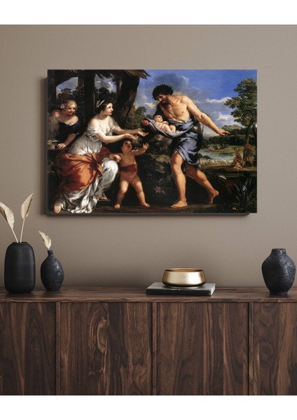 Pietro Da Cortona - Romulus And Remus Sheltered By Faustulus - Ahşap Mdf Tablo fırsatları