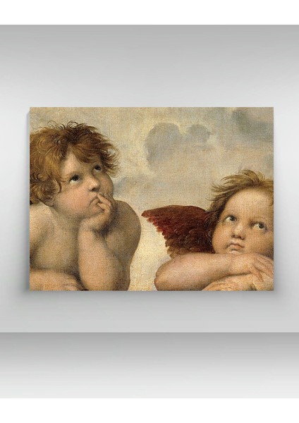 Raffaello Santi - Küçük Melekler - Little Angels - Ahşap Mdf Tablo fiyatları