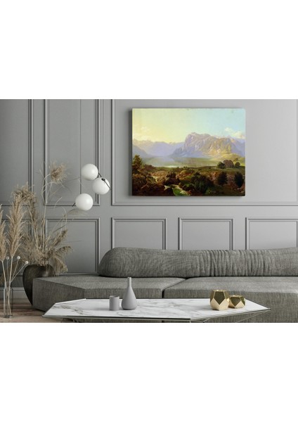 Anton Karinger - Bohinjsko Jezero - Ahşap Mdf Tablo