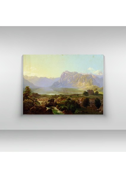 Anton Karinger - Bohinjsko Jezero - Ahşap Mdf Tablo fırsatları