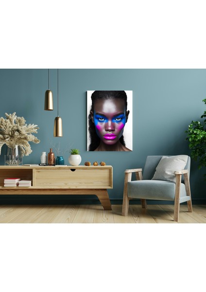 Tuareg Boncuklu Başlık - Ahşap Mdf Tablo modelleri