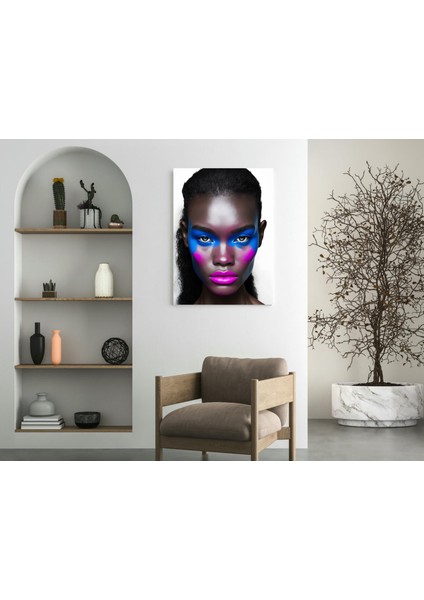 Tuareg Boncuklu Başlık - Ahşap Mdf Tablo fırsatları