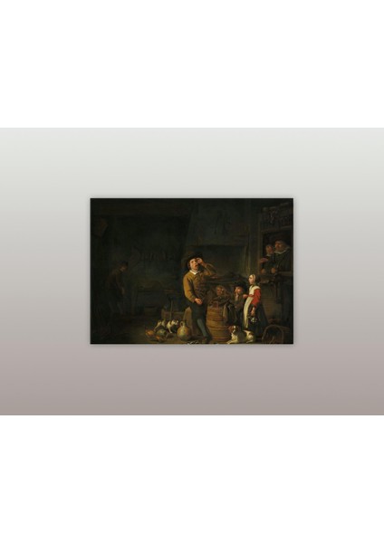 Aelbert Cuyp -The Mussel Eater - Ahşap Mdf Tablo modelleri