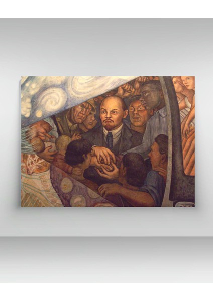 Detalle De Lenin - Ahşap Mdf Tablo fiyatları