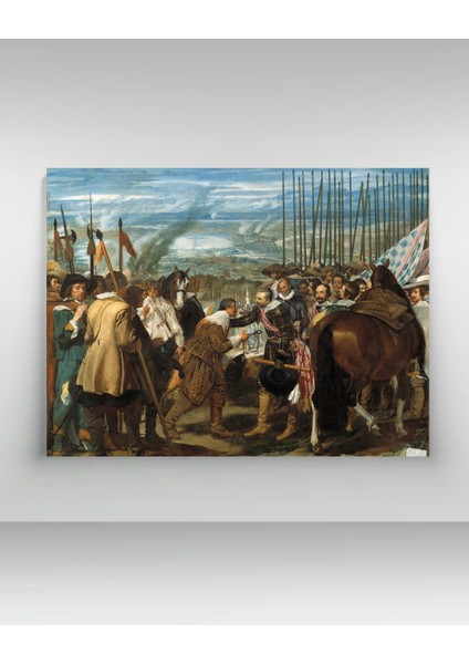 Diego Velázquez - The Surrender Of Breda - Ahşap Mdf Tablo fiyatları