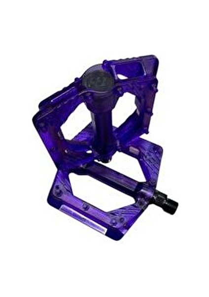 Bisiklet Platform Pedal Çivili Transparan Mor Şeffaf modelleri