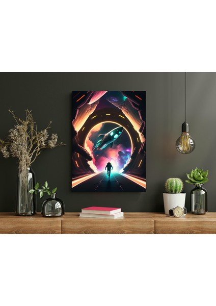 Nebula Rüyası - Ahşap Mdf Tablo