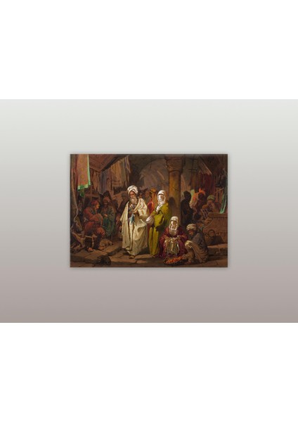 Amadeo Preziosi - The Grand Bazaar - Ahşap Mdf Tablo modelleri