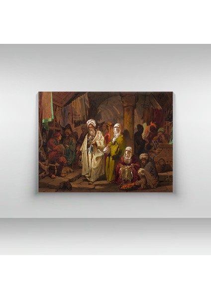 Amadeo Preziosi - The Grand Bazaar - Ahşap Mdf Tablo fırsatları