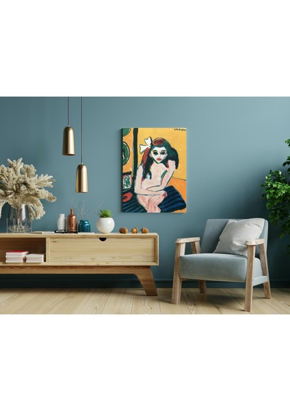 Ernst Ludwig -Kirchner Marzella- Ahşap Mdf Tablo fırsatları