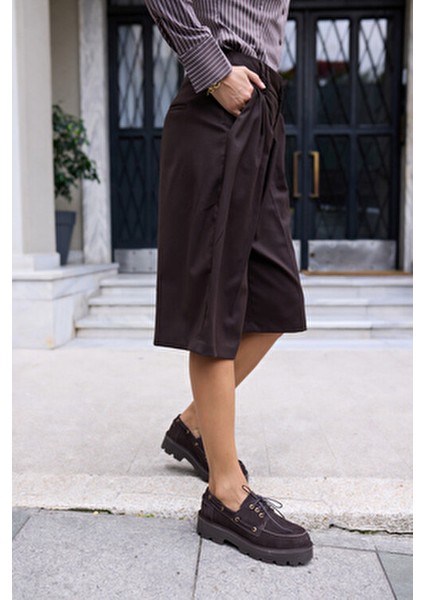 Alvarez Kadın Kahve Gercek Suet Bagcıklı Loafer