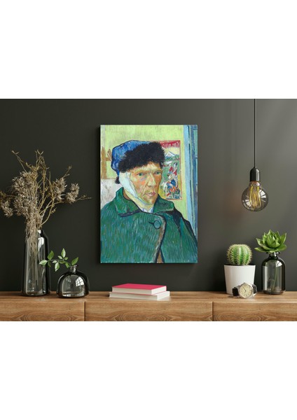 Vincent Van Gogh - Self-Portrait With Bandaged Ear- Ahşap Mdf Tablo