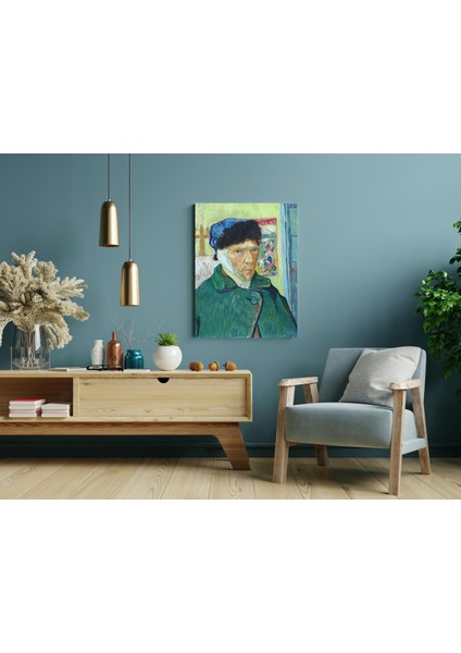 Vincent Van Gogh - Self-Portrait With Bandaged Ear- Ahşap Mdf Tablo modelleri