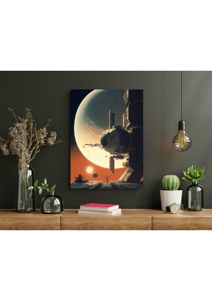 Galaksi Patikası - Ahşap Mdf Tablo