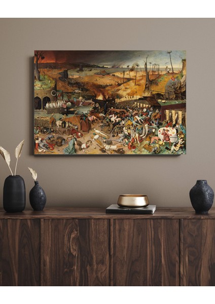Pieter Brueghel The Elder - The Triumph Of Death - Ahşap Mdf Tablo fırsatları