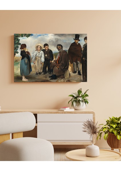 Édouard Manet -The Old Musician - Ahşap Mdf Tablo