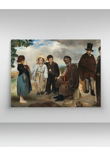 Édouard Manet -The Old Musician - Ahşap Mdf Tablo fiyatları