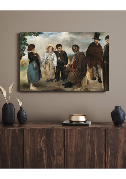 Édouard Manet -The Old Musician - Ahşap Mdf Tablo fırsatları