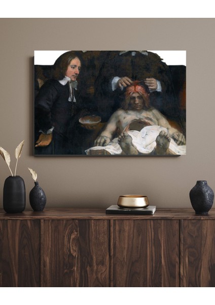 Rembrandt - Dr Deijman’s Anatomy Lesson - Ahşap Mdf Tablo modelleri