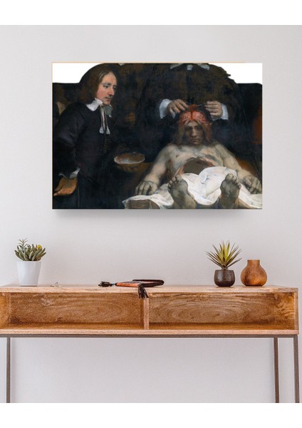 Rembrandt - Dr Deijman’s Anatomy Lesson - Ahşap Mdf Tablo fırsatları