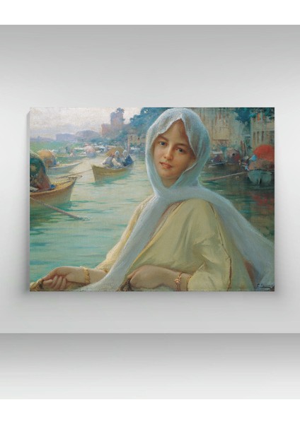 Fausto Zonaro - Amusement At Göksu - Ahşap Mdf Tablo fiyatları