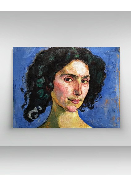 Ferdinand Hodler-Portrait Of The Dancer Giulia Leonardi - Ahşap Mdf Tablo fiyatları