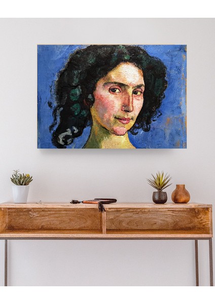 Ferdinand Hodler-Portrait Of The Dancer Giulia Leonardi - Ahşap Mdf Tablo modelleri