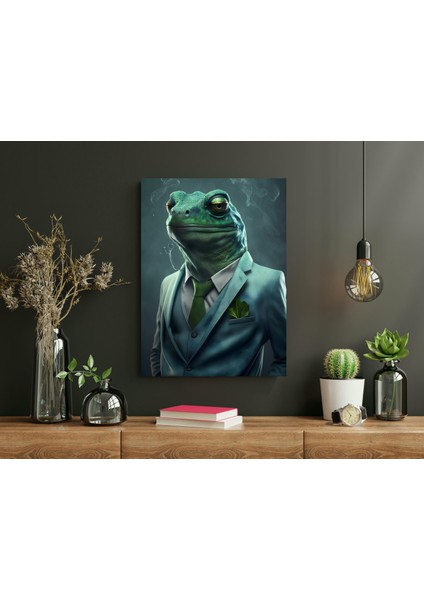 Kurbağa Iş Hayvanı - Ahşap Mdf Tablo fiyatları