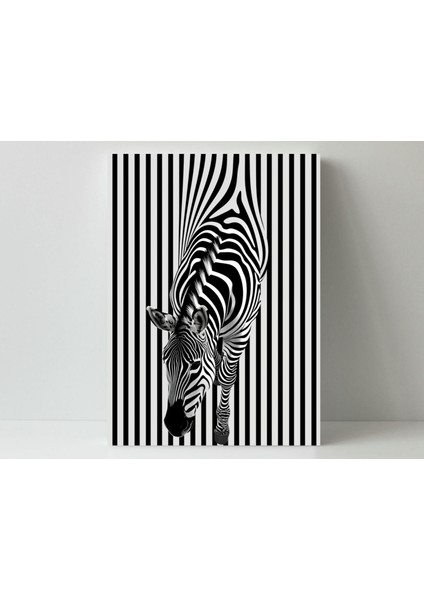 Zebra Fonda Zebra -Ahşap Mdf Tablo